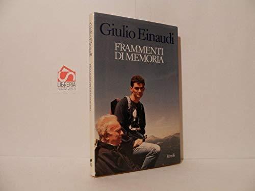 Frammenti di memoria - Giulio Einaudi: Un Viaggio Emozionante nella Storia dell'Editoria Italiana