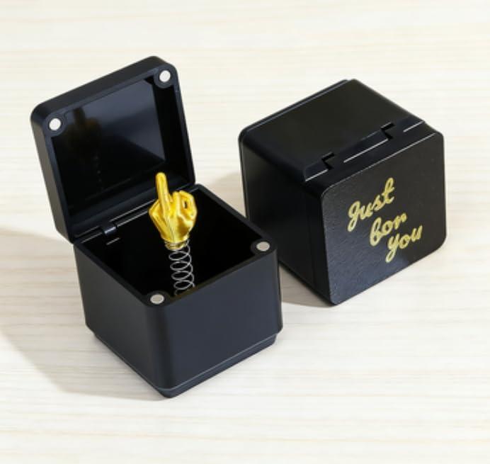 Scatola a sorpresa stampata in 3D, per Halloween, Ringraziamento, Natale, regalo divertente, adatta per regalare agli amici decorazioni divertenti sulla scrivania