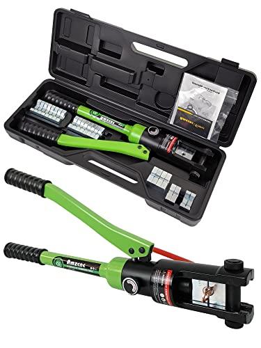 Pinza crimpatrice per cavi idraulici industriali 16TON da 8 mm² a 300 mm² kit di attrezzi per cavi elettrici include 13 paia di fustelle