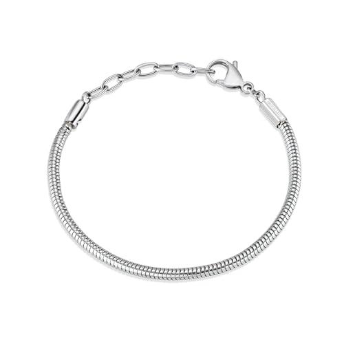 Bracciale Morellato Drops SCZ136 in Acciaio con Chiusura a Moschettone