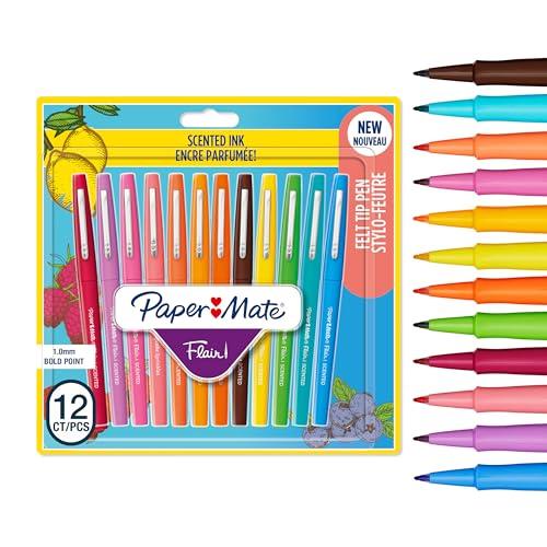 Paper Mate Flair Pennarelli Profumati Brunch - 12 Pezzi