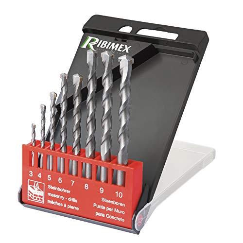 Ribimex PRFE8BET/V Set 8 Punte per Cemento