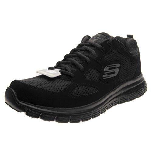 Skechers Burns - Agoura Uomo Scarpe da Ginnastica, Black