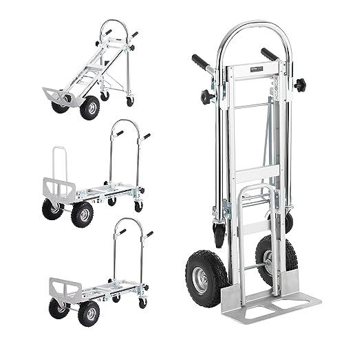 VEVOR Carrello a Mano Pieghevole 4 in 1 - Trasporto Facile e Versatile fino a 454kg