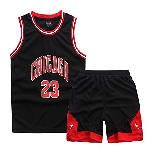 Completo Basket Bambino ISOVNUS - Canotta e Pantaloncini Nero