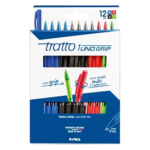 Tratto 1 Grip 12 Pz Colori Ass. Scuola