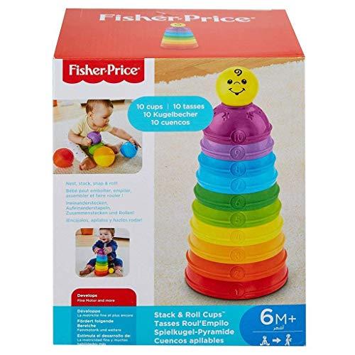 Fisher-Price Scodelle Trasformelle, Gioco Impilabile e Interattivo per Bambini 6-36 Mesi