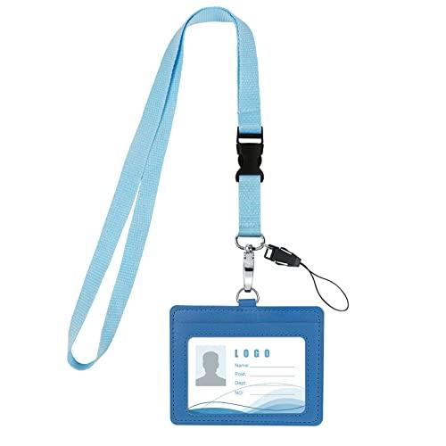 Porta Badge in Pelle PU con Cordino Vicloon