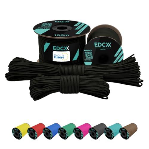 EDCX Paracord 275 in Nylon da 2 mm - Corda 100% Nylon a 3 Fili, Vari Colori e Lunghezze