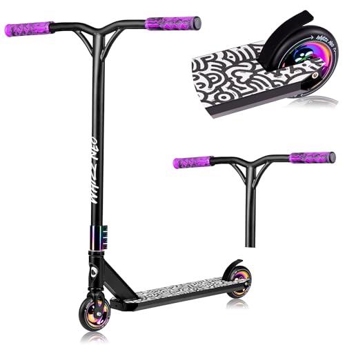 LIONELO Whizz Monopattino Freestyle Stunt Scooter - Neon