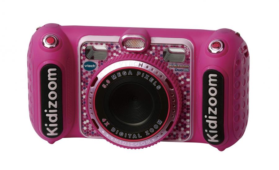 VTech KidiZoom Duo DX Rosa - Fotocamera Digitale per Bambini