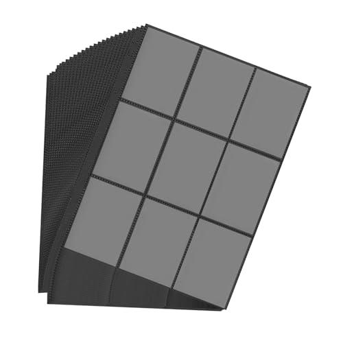 Newpop Carte Collezionabili 11 Fori, Pagine Album Buste per Carte Basket/Calcio, Carte da Gioco