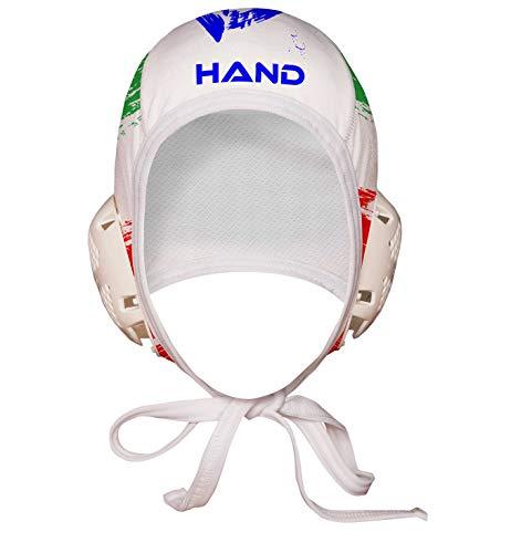 HAND SPORT Cuffia da Pallanuoto Italia Professional Bianca
