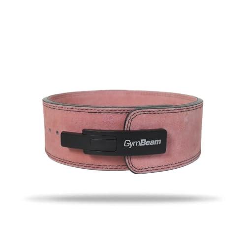 GymBeam Cintura da Powerlifting Donna con Fibbia a Leva - Supporto Lombare in Pelle
