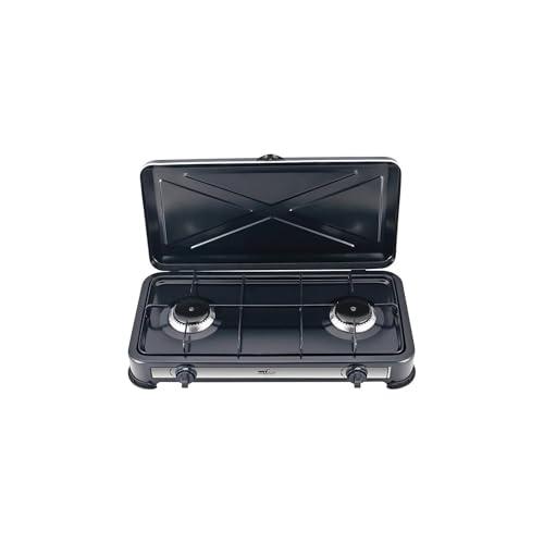 Melchioni Family Minerva 2 - Fornello a Gas Portatile a 2 Fuochi
