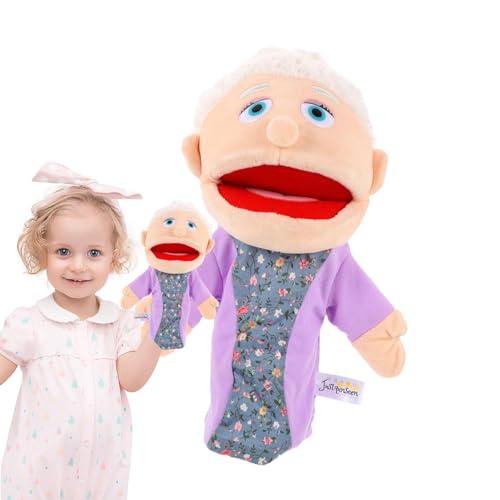 Burattini A Mano Per Bambini Marionette In Peluche Marionette A Mano Per La Famiglia Marionetta Di Peluche Del Nonno Marionette Giocattolo Per Giochi Di Ruolo Marionette Per Mamma E Papà Marionette Pe