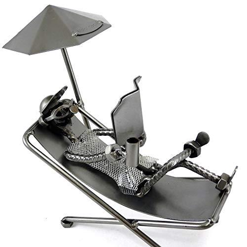VACANZIERE - RELAX IN METALLO CON VITI BULLONI CHIODI DI METAL IDEA