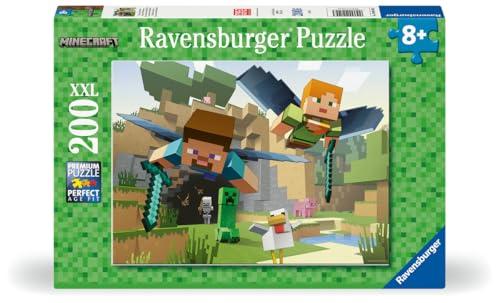 Ravensburger - Puzzle Minecraft 200 pezzi XXL