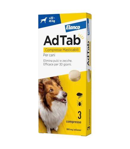 AdTab Antiparassitario Cani 22-45 kg - 3 Compresse Masticabili