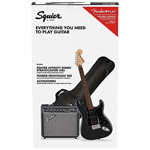 Squier Affinity Stratocaster HSS Pack Charcoal Frost Metallic