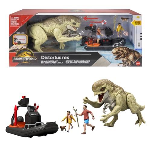 Mattel Jurassic World - La Rinascita Storypack con Distortus Rex e Personaggi