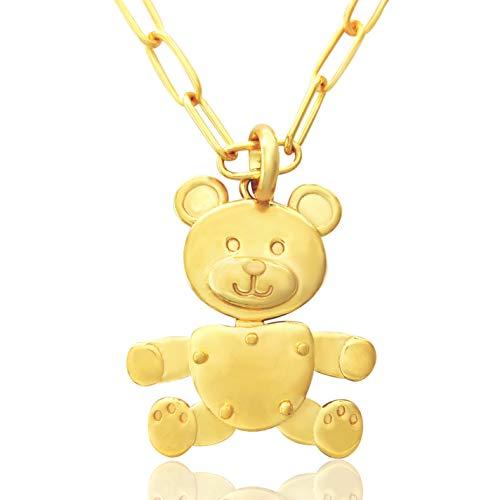 Collana Orsetto in Argento 925: Eleganza Artigianale Personalizzata