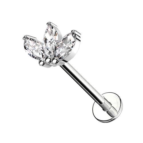 AWAKEN Piercing Labret Acciaio Chirurgico