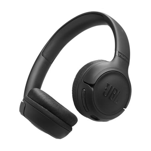 JBL Tune 530 BT Cuffie On-Ear Bluetooth Wireless, Pieghevoli e Leggere, JBL Pure Bass, Connessione Multipoint, fino a 76 ore di Autonomia, Google Fast Pair, Microsoft Swift Pair, Nero