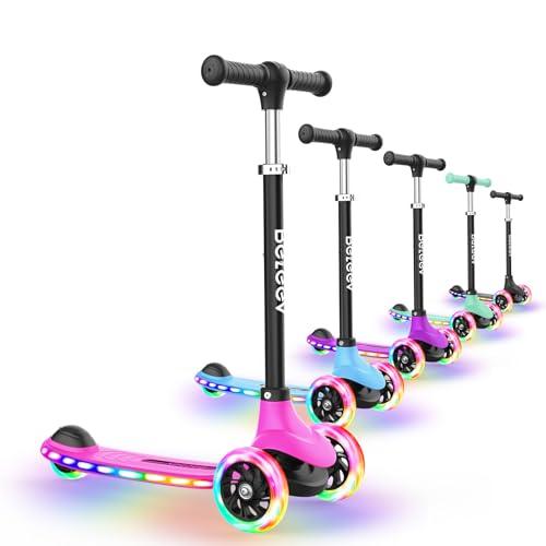 BELEEV A6 Monopattino Bambino 3-8 Anni con Luci LED