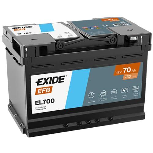 Batteria Auto Exide EL700 EFB Start-Stop 70Ah 760A