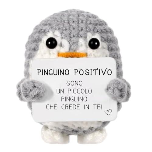 Pinguino Positivo Italiano - Regalo Originale e Divertente