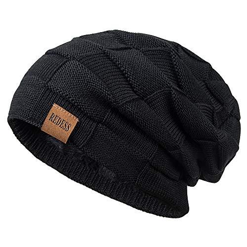 REDESS Beanie Hat Cappello Invernale Caldo con Teschio Lavorato a Maglia