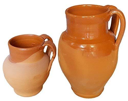 Pignata in Terracotta Artigianale per Legumi - Set da 2