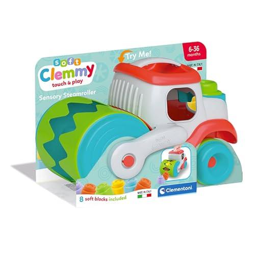 Clementoni Sensory Steamroller Rullo Mangia-mattoncini