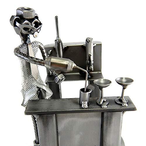 Sculture Barman-Barista in Metallo Artigianale
