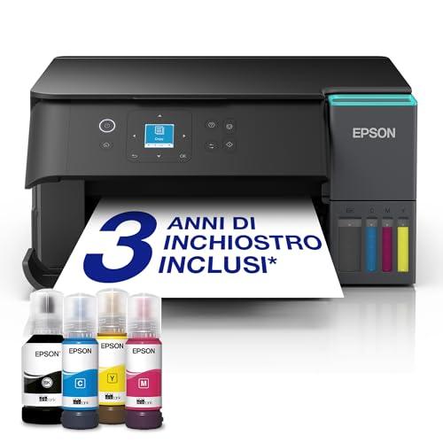 Epson EcoTank ET-2955 Stampante con Serbatoi D’inchiostro | Stampa a Casa Alti Volumi | Wi-Fi | A4 | Stampa, Copia, Scansione | Display LCD 3.7 cm | Stampa Fronte/Retro | 3 Anni D'Inchiostro Inclusi