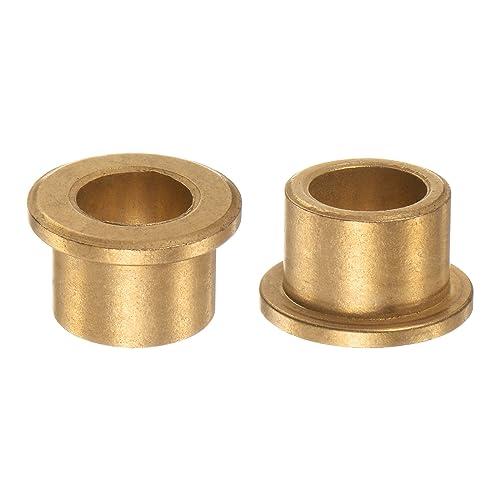 QUARKZMAN 2pz Flangia Cuscinetto Manicotto - Bronzo Autolubrificante per Applicazioni Industriali