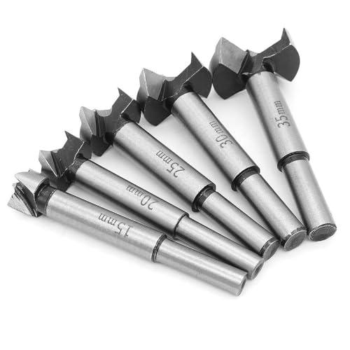 Set di 5 Punte Forstner per Legno (15-35mm)