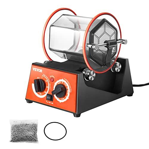 VEVOR Lucidatrice per Gioielli Metalli Buratto Rotativo 3kg