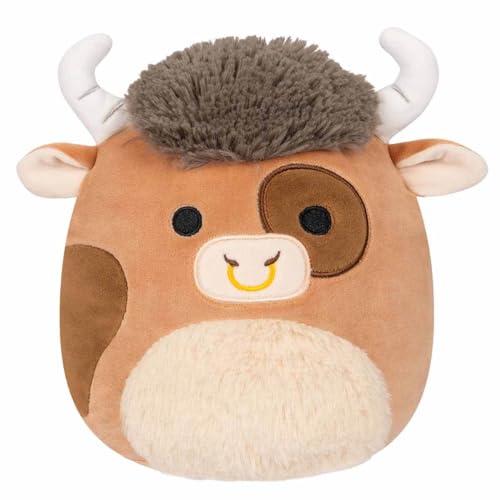 Jazwares Squishmallows Originali 30cm - Toro Maculato Marrone