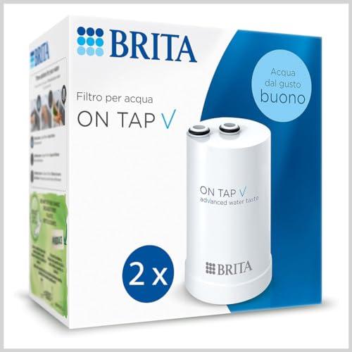 BRITA ON TAP V - 2 Cartucce di Ricambio Filtro Acqua