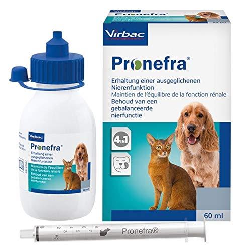Virbac Pronefra - Mangime complementare dietetico per cani e gatti, confezione da 60 ml