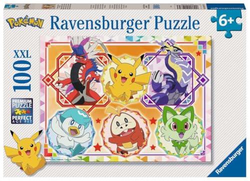 Ravensburger - Puzzle 100 Pezzi XXL Pokémon