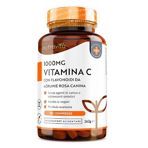 Vitamina C 1000mg Nutravita - Integratore con Rosa Canina e Bioflavonoidi