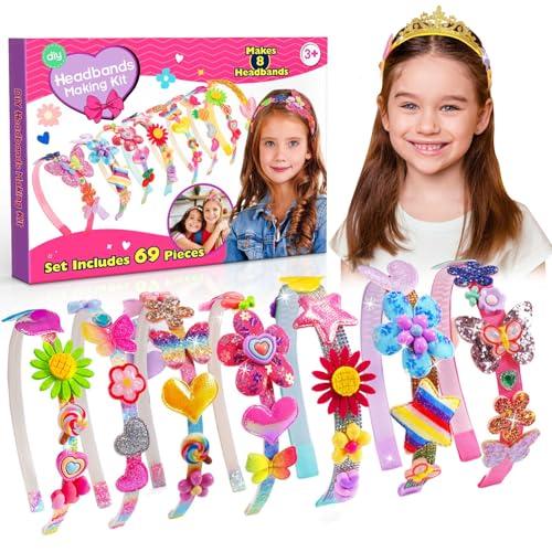 HappyKidsClub Kit Creativo Cerchietti per Bambina: Crea i Tuoi Accessori di Moda!