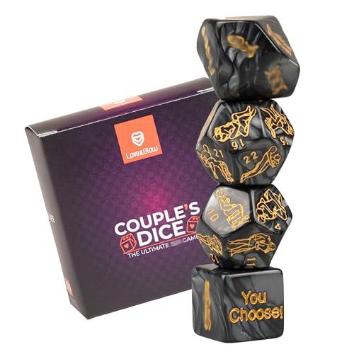 Set di 4 Dadi Gioco di Coppia - Per una Notte Piccante