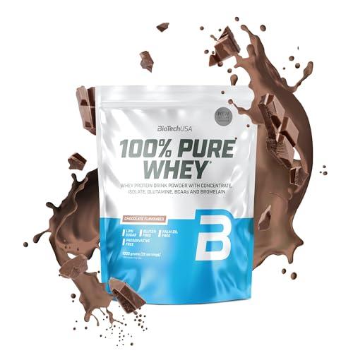 BioTechUSA 100% Pure Whey - Proteine del Siero di Latte, Cioccolato, 1 kg