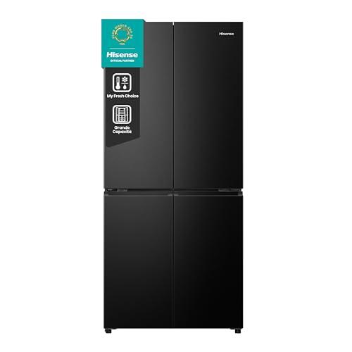 Hisense RQ5P470SAFE Frigorifero Americano Quattro Porte Black Inox