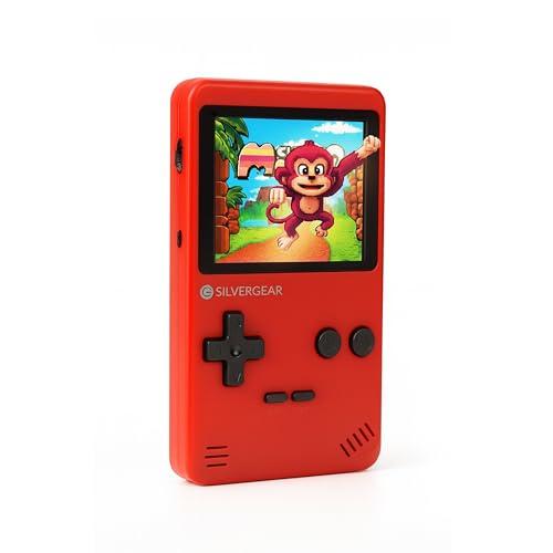 Silvergear Console Portatile con Giochi Arcade Retrò - Rosso