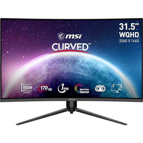 MSI G32CQ5P Monitor Gaming curvo WQHD 31,5